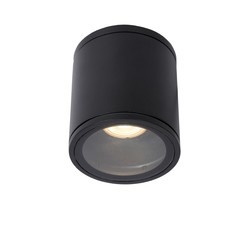 Foco de techo cilíndrico estanco 9 cm GU10 IP65 negro