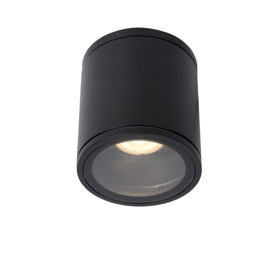 Spot de plafond cylindrique étanche 9 cm GU10 IP65 noir