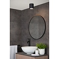 Waterproof cylinder ceiling spotlight 9 cm GU10 IP65 black