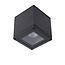 Waterdichte vierkante plafondspot 9 cm GU10 IP65 zwart