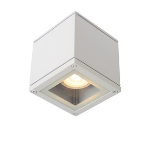 Waterproof square ceiling spotlight 9 cm GU10 IP65 white