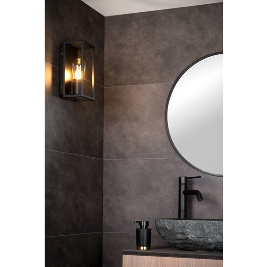 Applique salle de bain Country 1xE14 IP54 noir