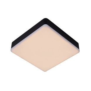 Waterproof ceiling lamp 30W 3000K IP44 black square