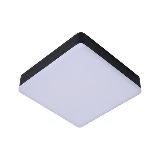 Plafonnier étanche 30W 3000K IP44 carré noir