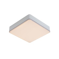 Plafonnier étanche 30W 3000K IP44 carré blanc