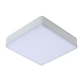 Plafón de techo estanco 30W 3000K IP44 cuadrado blanco