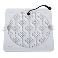 Wasserdichte Deckenleuchte 30W 3000K IP44 weißes Quadrat