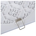 Wasserdichte Deckenleuchte 30W 3000K IP44 weißes Quadrat