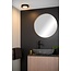 Waterproof ceiling lamp 18cm round black dim 12W 3000K IP44