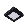 Wasserdichte Deckenleuchte 16,8cm quadratisch schwarz dim 15W 3000K IP44