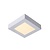 Plafonnier étanche 16,8cm carré blanc dim 15W 3000K IP44