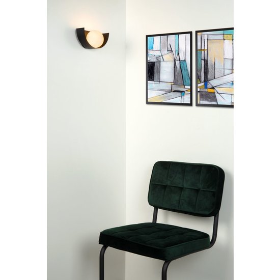 Applique noire semi-circulaire tendance G9