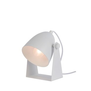 Compact eenvoudige witte tafellamp 10 cm E14