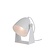 Compact eenvoudige witte tafellamp 10 cm E14