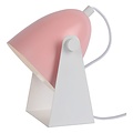 Lámpara de mesa compacta sencilla rosa 10 cm E14