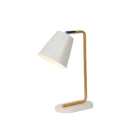 Authentique lampe de table blanche scandinave E14