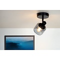 Luxurious classic 1xE14 black ceiling lamp