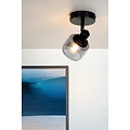 Luxurious classic 1xE14 black ceiling lamp