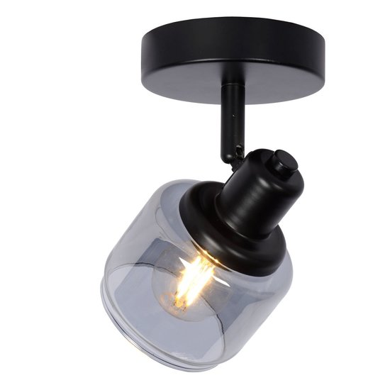 Luxuriöse klassische 1xE14 schwarze Deckenlampe