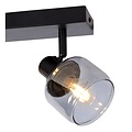 Luxurious classic 2xE14 black ceiling lamp