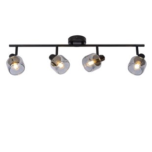 Luxurious classic black ceiling lamp 4xE14