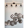 Luxueus klassieke zwarte plafondlamp 4xE14