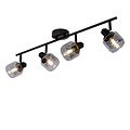 Luxueus klassieke zwarte plafondlamp 4xE14