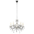 Beau lustre rural transparent 46 cm 5xE14
