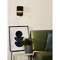 Multifunctional black wall lamp 10W with USB charging point