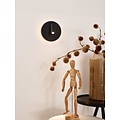 Exceptional rotatable black wall lamp 14 cm 11W 3000K