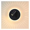 Exceptionnelle applique noire rotative 14 cm 11W 3000K