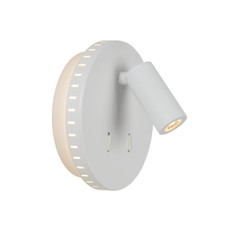 Exceptionnelle applique blanche rotative 14 cm 11W 3000K