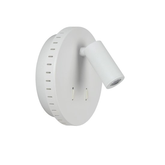 Exceptionnelle applique blanche rotative 14 cm 11W 3000K