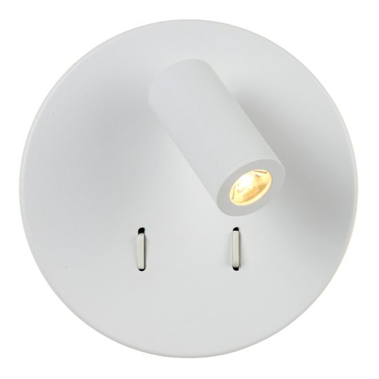 Exceptionnelle applique blanche rotative 14 cm 11W 3000K