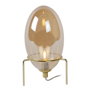 Lámpara de mesa ámbar estilo Fabergé 13 cm G9