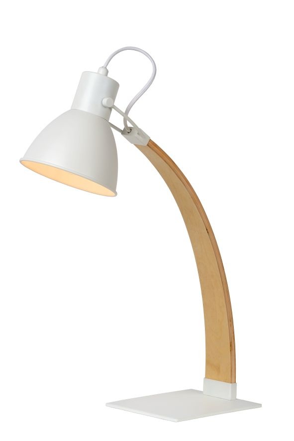 Lampe de bureau blanche Articulée VTAC E27
