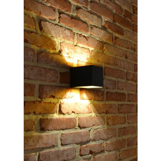 Aplique de pared cubo fresco negro G9