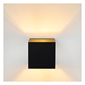 Aplique de pared cubo fresco negro G9