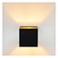 Black cool cube wall lamp G9