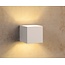 Applique murale cool cube blanche G9