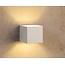 White cool cube wall lamp G9