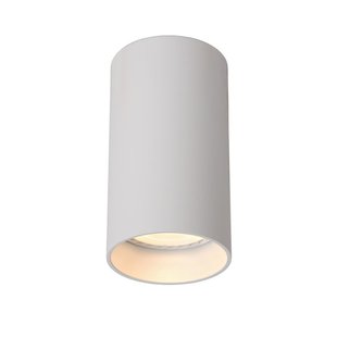 Smalle witte koker plafondspot 5,5 cm LED Dim to warm GU10 5W