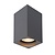 Narrow gray ceiling spot 5.5 cm LED Dim to warm GU10 5W