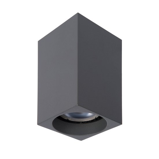 Schmaler grauer Deckenspot 5,5 cm LED Dim to warm GU10 5W