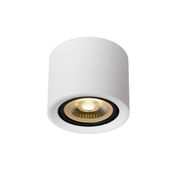 Spot de plafond blanc puissant rond 12W Dim to warm AR111