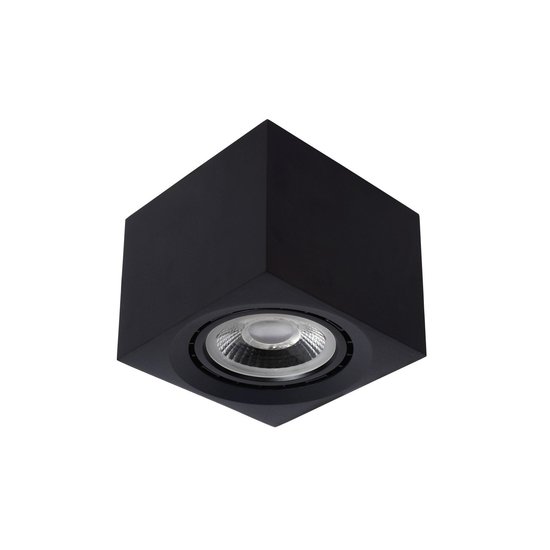 Quadratischer leistungsstarker schwarzer Deckenspot 12W Dim to warm AR111