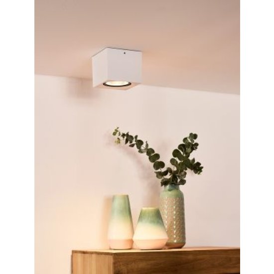 Square powerful white ceiling spot 12W Dim to warm AR111