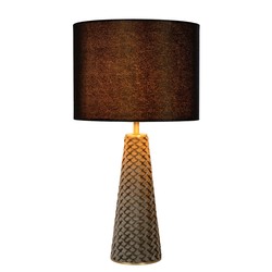 Special elegant black table lamp 25 cm E27