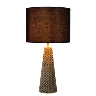 Besonders elegante schwarze Tischlampe 25 cm E27