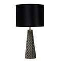 Lampe de table noire élégante spéciale 25 cm E27